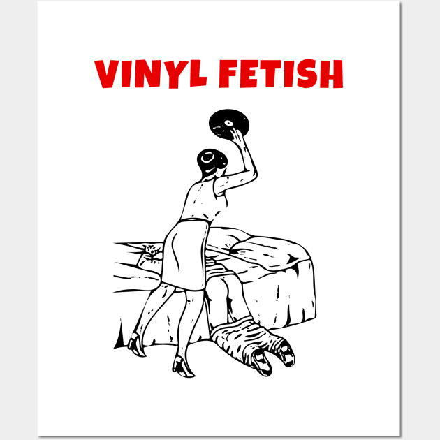 Red Vinyl Fetish Wall Art by Acid_rain